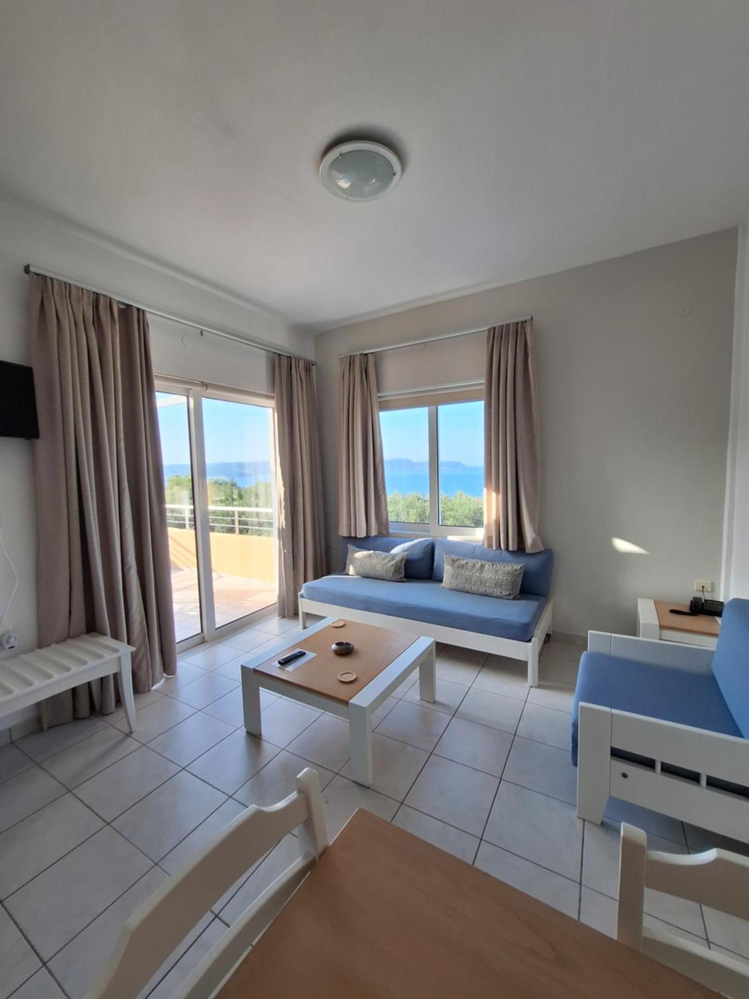 Artemis Apartments Kalyves Bagian luar foto