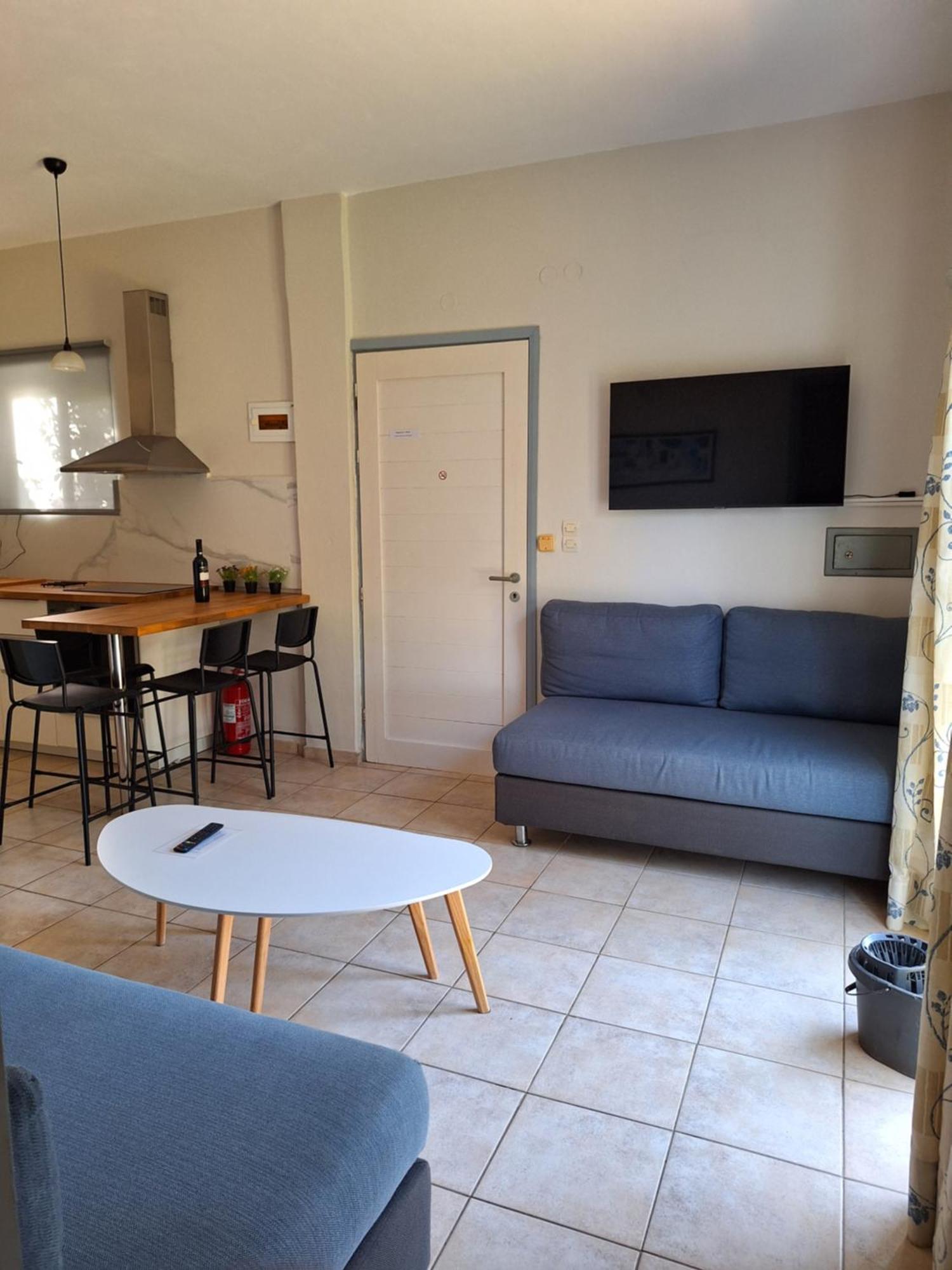 Artemis Apartments Kalyves Bagian luar foto