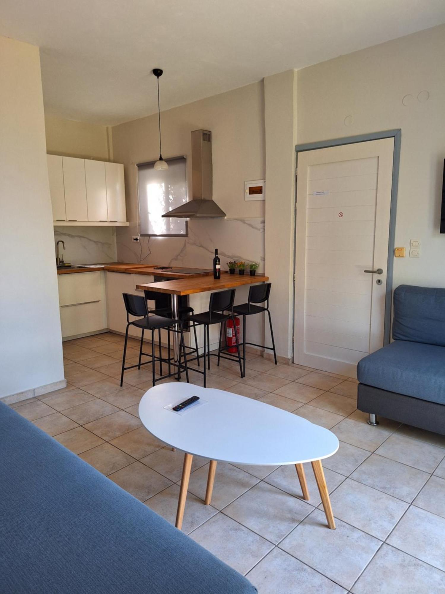Artemis Apartments Kalyves Bagian luar foto